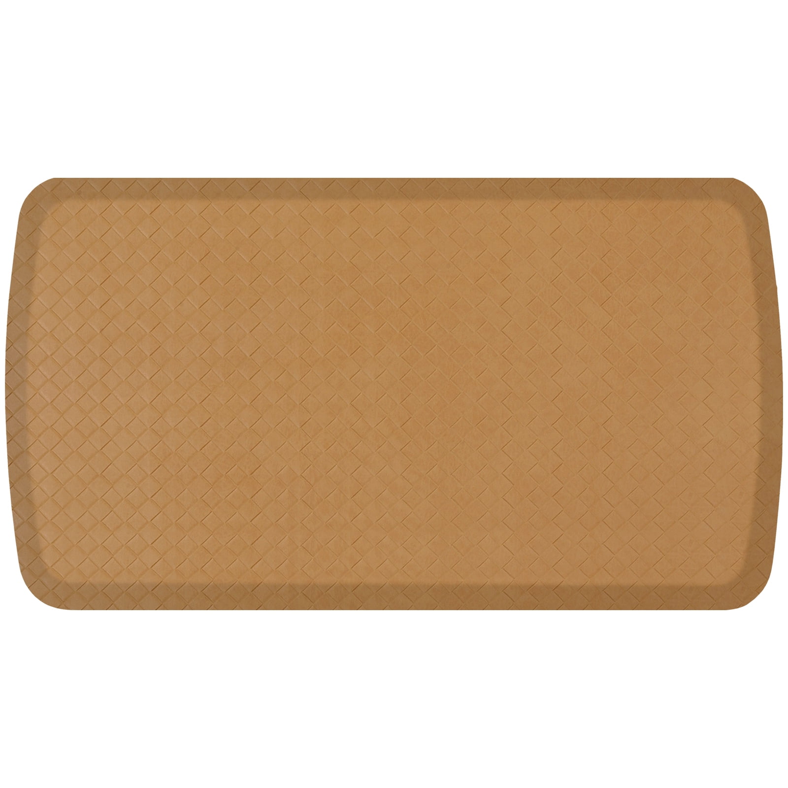 GelPro Elite Anti-Fatigue Gel + Foam Kitchen Comfort Mat 20x36" Basketweave Khaki