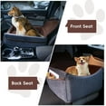 thumbnail image 2 of Dog Car Seat for Small Medium Dogs, Soft Fabric Dog Booster Seat with Storage Pockets, Safety Belt, Comfy Pet Car Seat Travel Bed, Removable and Washable, 2 of 7