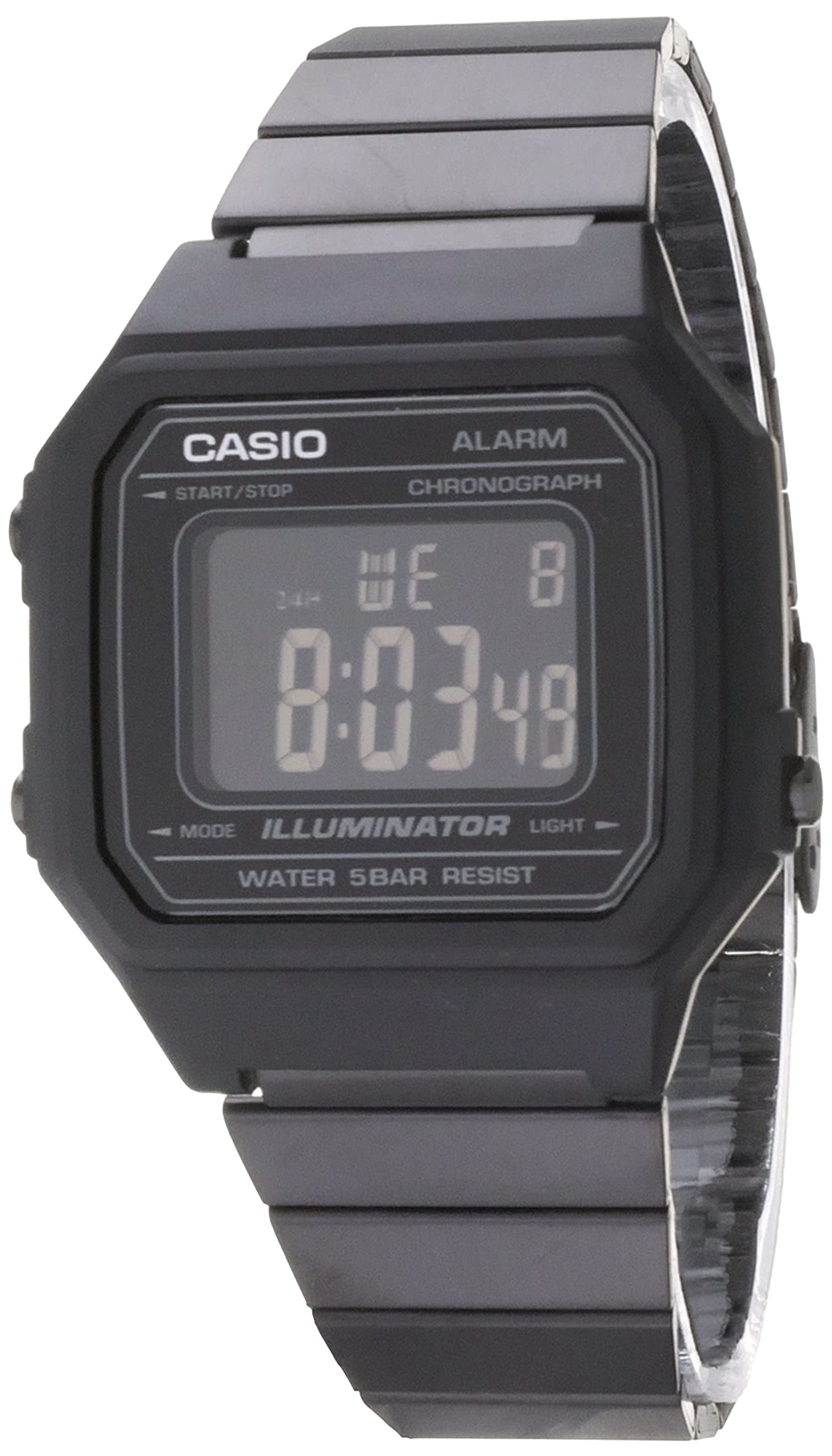 Casio Men's Classic Vintage Black Dial Watch - B650WB-1BVT