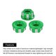 thumbnail image 4 of Tuercas Hexagonales de Aluminio M4 Verde 4Pcs para Ruedas RC, 4 of 6
