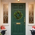 thumbnail image 6 of 13.7 Inch Christmas Wreath for Front Door with Berries Artificial Xmas Wreath Faux Cedar Greenery Winter Holiday Decor for Indoor Outdoor Windows Fireplace Wall Home Christmas Decorations, 6 of 6