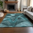 thumbnail image 6 of Addison Rugs Premium Machine Washable Mayfield  Teal 10' x 14' Rug, 6 of 6