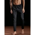 thumbnail image 2 of NELEUS Men's Workout Athletic Pants Running Sweatpants With Pockets Relaxed Fit,Black+Navy Blue,US Size L, 2 of 8