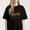 Black-3, variant on Inspirational Floral Graphic for Women Motivational Bible themed Casual Tee print T Shirt
