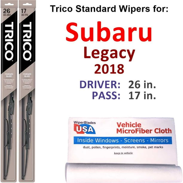 2018 Subaru Legacy Wiper Blades (Set of 2)