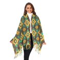 thumbnail image 3 of FORMRS Womens Scarf Winter Soft Long Big Warm Shawls Wrap Tassel Scarves, Geometric Patterns, 3 of 9