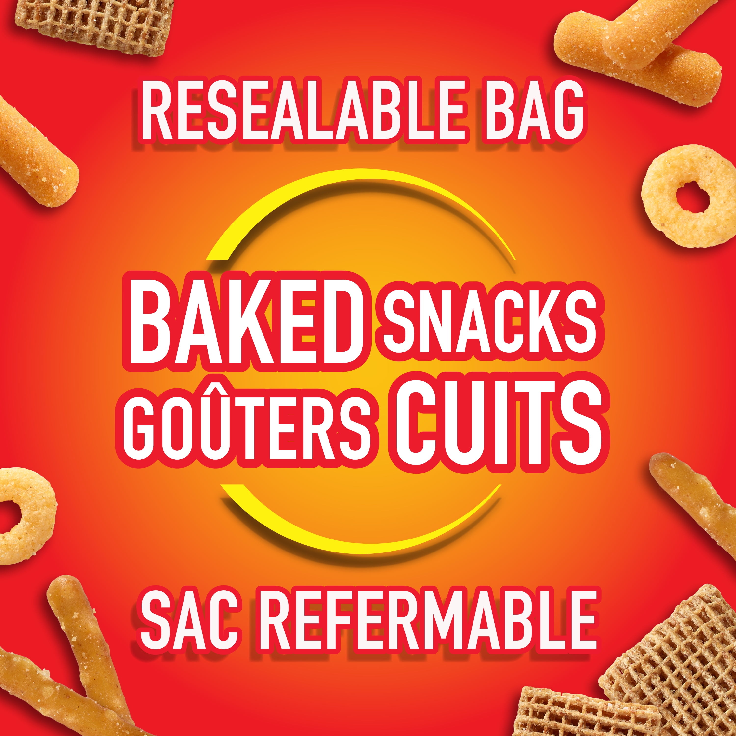 Crispers Bits & Bites Original Flavour Snack and Cracker Mix, 145 g