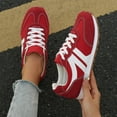 thumbnail image 4 of Women's Comfortable Casual Lace-Up Sneakers - Low Top Sport Shoes with Breathable Mesh & Durable Rubber Sole, 4 of 9