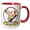 Red/White, variant on 3drose, Funny Worlds Greatest Delivery Guy Occupation Job Cartoon, 11oz Two-tone Red Mug