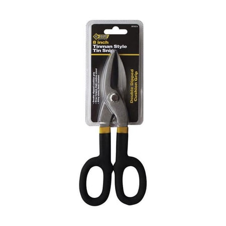 UPC: 0843518087794 | Steel Grip 2796605 8 in. Carbon Steel Straight Tin Snips  Black