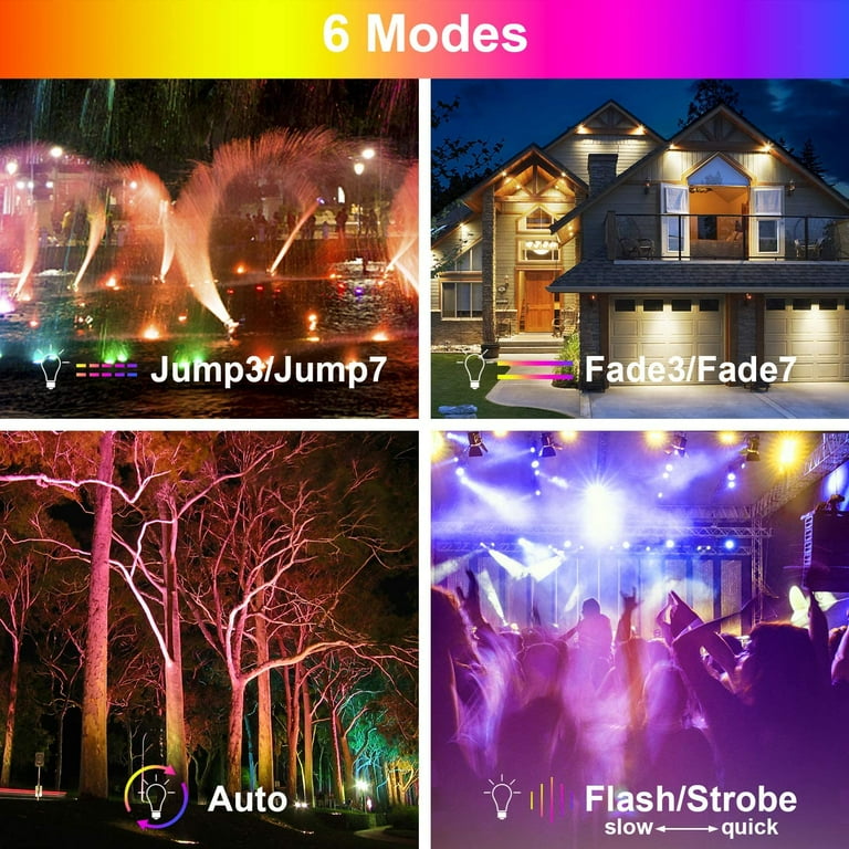 21+ Color Changing Outdoor Lights