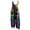 B05-Multicolor, variant on Mardi Gras Women's Overalls Funny Mask Prined Jumpsuits One Piece Sleeveless Adjustable Strap Rompers Wide Leg Long Pant With Pockets Plus Size Clearance Saving,B03-Multicolor,Medium