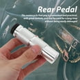 thumbnail image 3 of 2Pcs Motorcycle Foot Peg Universal Metal Rear Footrest for Off-road Adventure in Sleek Black Exterior, 3 of 8
