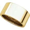 thumbnail image 5 of 10mm Flat Comfort Fit Band in 14k Yellow Gold - Size 7.5, 5 of 9