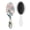 White-208, variant on Exotic Palm Tree Hair Brush, Tropical Sunset Detangler Paddle Brush with Hawaiian Island Classic Design, Soft Bristle Hairbrush for Wet & Dry Hair, Gift Idea