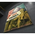 thumbnail image 3 of Across America - Fly TWA - Vintage Airline Travel Poster Travel Posters (12x18Inches(Black-Framed)), 3 of 6