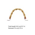 thumbnail image 3 of 3 Pcs Ceramic Tea Pot Loose Leaf Tea Maker Handle Rattan Purse Handles Decorative Kettle Handle Bamboos Teapot Handle, 3 of 3