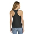 thumbnail image 4 of Gildan Softstyle CVC Racerback Tank Top for Women, Semi-Fitted Sleeveless Shirt, Pitch Black, S-2XL, 4 of 5