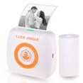 thumbnail image 1 of Imprimante de Poche BT Imprimante Photo Sans Fil Imprimante Thermique Portable 203dpi pour Photo Image Reçu Mémo Note Autocollant Étiquette Liste Prise en Charge de 10 Langues Compatible avec Android iOS, 1 of 8