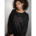 thumbnail image 2 of Pegasus In Outter Space Sweatshirt Women -Image by Shutterstock, Female 3X-Large, 2 of 4