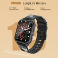 thumbnail image 4 of Jelloo Smart Watches for Men, 3ATM Waterproof Rugged Smartwatch, 1.83'' Outdoor Fitness Tracker Watch with Sleep Monitor/Pedometer, for iOS Android, 4 of 9