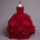 thumbnail image 5 of Vestido de princesa para niños, vestido de boda de verano, vestido de niños medianos y grandes, vestido de actuación, vestido largo, vestido de cola esponjosa, ropa de flores para niños, 5 of 6