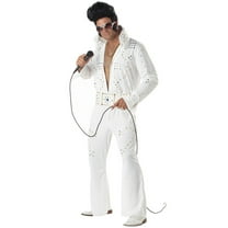 Mens Adult Mens Vegas New Retro Elvis Rock Star Outfit California Costume Collection Costume Halloween Outfit