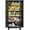 Black, variant on Letaya Metal Garage Storage Cabinets with Lock Door and Adjustable Shelves, Steel Tool Cabinets for Home,Office,Warehouse Organisieren (Gery White, 72" H)