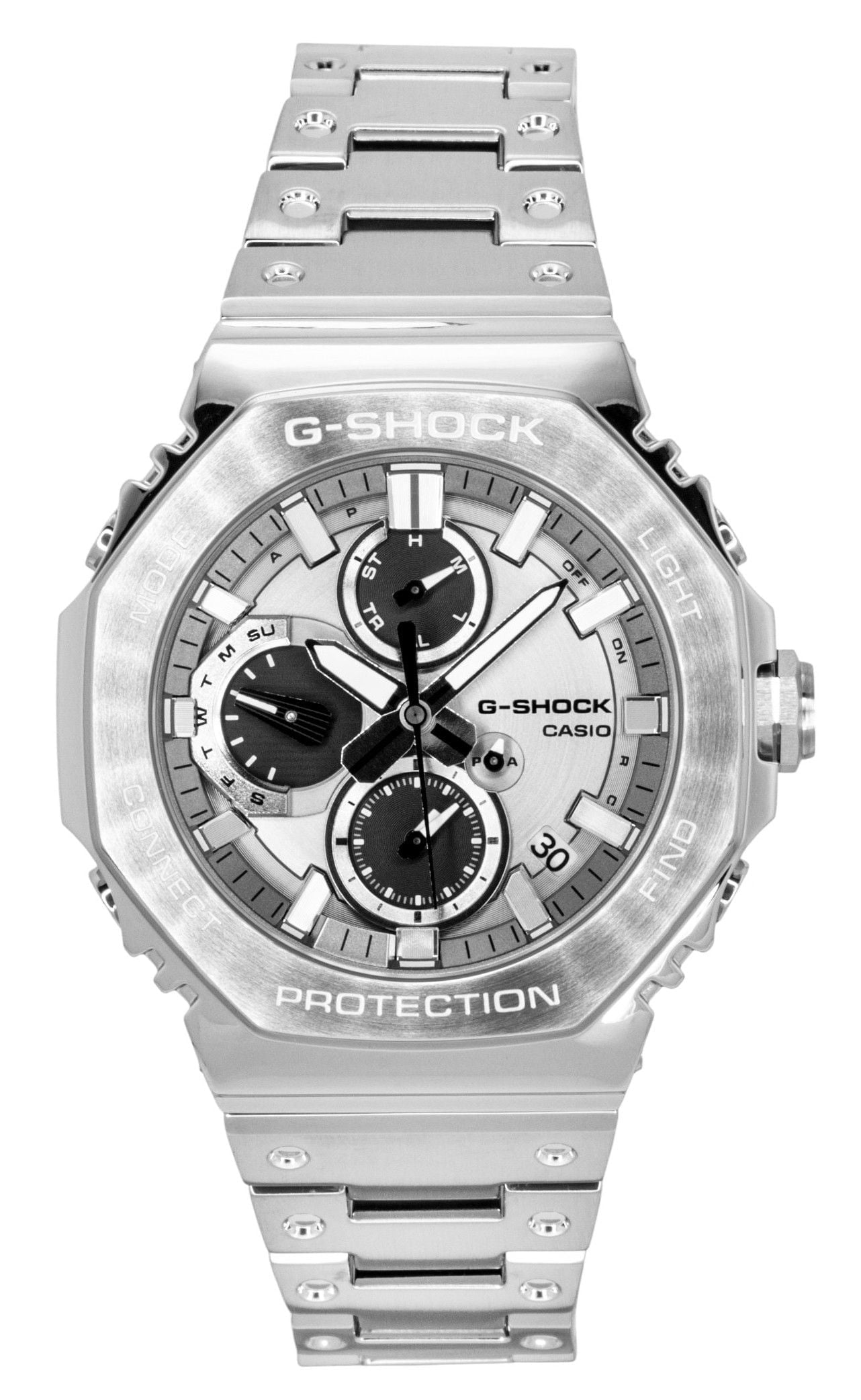Casio G-Shock Digital Gold Tone Full Metal Smartphone Link Solar