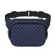 thumbnail image 1 of Fotbe Anchors Heart Blue Cangurera Cuadrada con Estampado de Doble Capa, Bolsa de Cintura Ajustable Mini para Hombres y Mujeres, 1 of 9