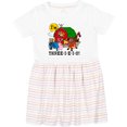 thumbnail image 3 of Inktastic Three-i-e-i-o Girls Toddler Dress, 3 of 5