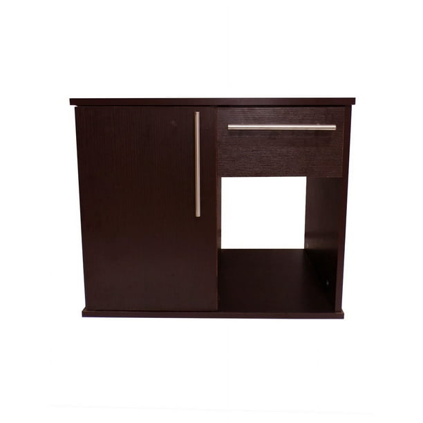Gabinete para Baño con Puerta Y Cajón Sin Lavabo Y Monomando (WENGUE) DECOMOBIL GABINETE 08