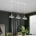 thumbnail image 2 of Kiven H Track Pendant Lightning, 1 Light Modern H Track Lighting Iron Pendant Lights with Iron Shade,E26 Socket(Bulb Not Included), 2 of 7