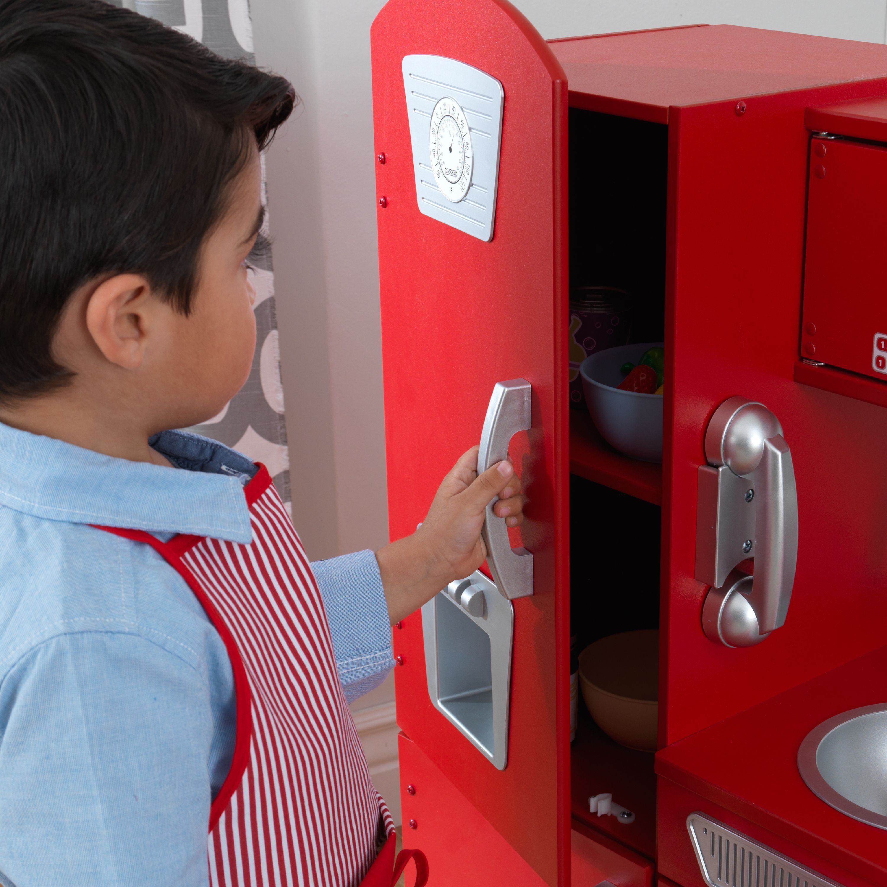 KidKraft Vintage Play Kitchen in Red photo 4