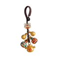 thumbnail image 3 of lionlar Fortune God Keychain Alloy Backpack Bag Accessories Stylish Auspicious Party, 3 of 9