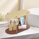 thumbnail image 3 of Estante de almacenamiento para baño de 2 niveles, organizador de maquillaje, estante para , mostrador, soporte de escritorio, bandeja de tocador marrón perfecl Estante de baño, 3 of 8