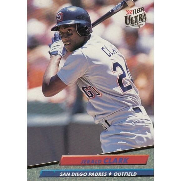 1992 Fleer Ultra Baseball 275 Jerald Clark San Diego Padres