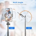 thumbnail image 4 of Trípode de viaje Selfie Stick Liphisy para teléfono móvil, color negro, 4 of 7