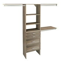 Closetmaid Ss25-Cos4dr Suitesymphony 7 To 10 Ft Wide Closet Organization System - Grey