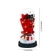thumbnail image 3 of Ramo de rosas secas de jabón eterno con tapa de cristal | Mini arreglo floral de larga duración con luces integradas | Caja de regalo para cumpleaños, novias y decoración del hogar, 3 of 6