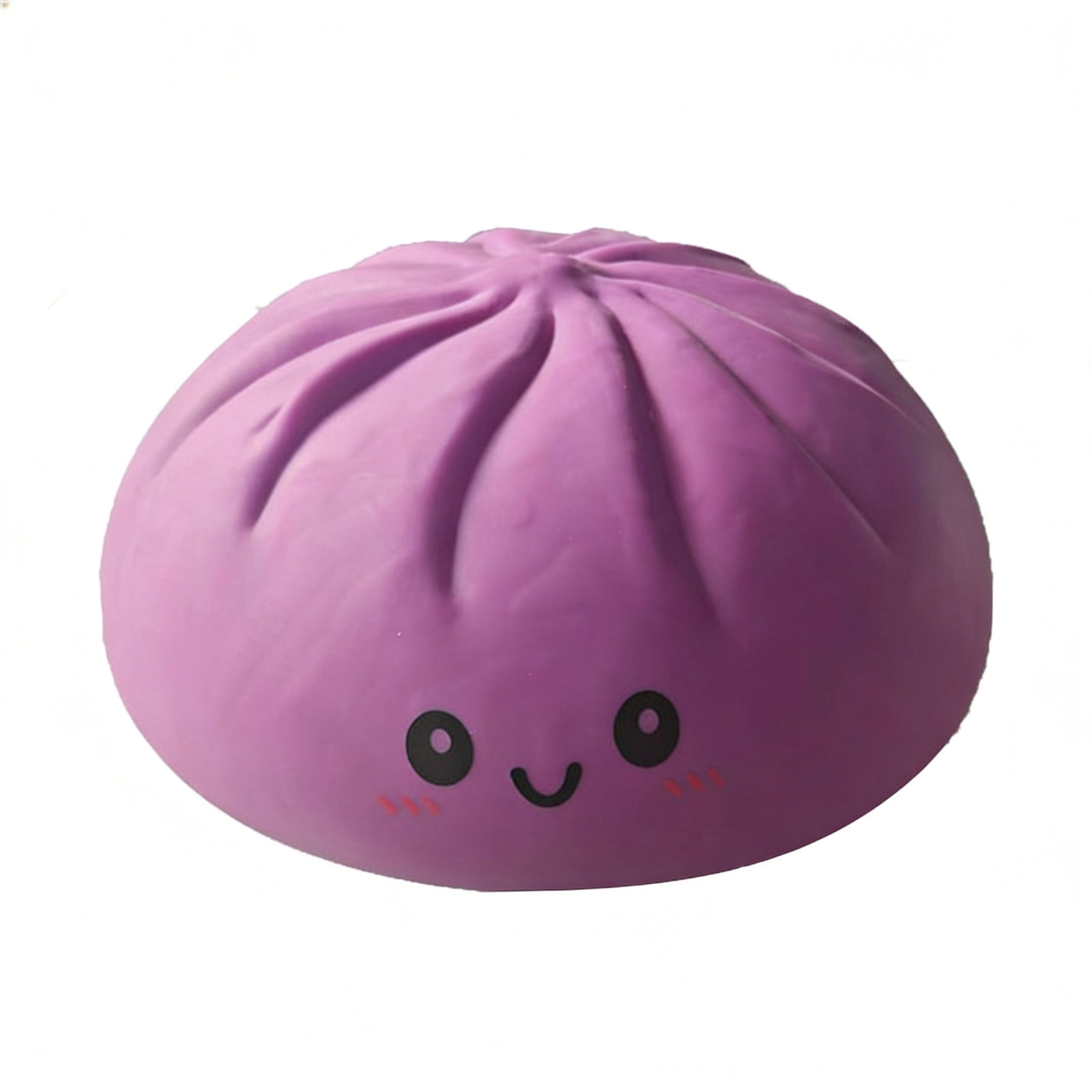 Giant Dumpling Squishies, Jumbo dumpling Squishies Cheese Stress Ball Soft Squeeze Decompression Dough Birthday Present for Kid Adults 6" Purple
