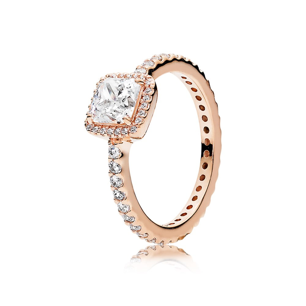 PANDORA - Ring Timeless Elegance w/Clear CZ Ring sz 60 180947CZ-60