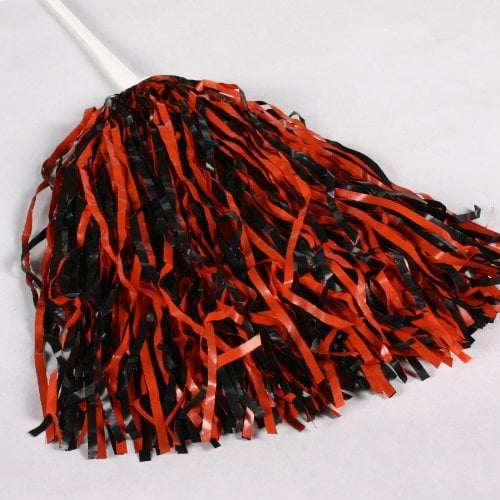 Black and Orange Pom Poms