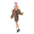 thumbnail image 6 of A-Waroom 9 Set Elegant 12 inch Doll Clothes Plush Coat Doll Dress with Shoes Doll Clothes Set for 12 inch Doll 27-29 CM Doll Color Random, 6 of 10