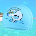 thumbnail image 1 of Swimming Cap Hat Bath For 2-8 Years Olds Kids With Disparate Color Ear Protect, 1 of 2