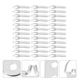 thumbnail image 1 of HORIALENCE 50 Pcs Crochets Lourds en Acier Inoxydable Argenté pour Cadres Photo Muraux Fermes et Stables, 1 of 8