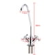 thumbnail image 3 of Grifo de cocina de doble cabezal de aleación de Zinc para filtro de agua potable cromado de ósmosis inversa RO, 3 of 10