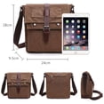 thumbnail image 4 of Men Business Messenger Bags for Men Shoulder Bag vintage Canvas Crossbody Pack Retro Casual Office for ipad bag Travel Bag for Women (blue big), 4 of 7