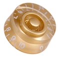 thumbnail image 4 of Perilla de guitarra de 4 piezas CUTICAT con números blancos para eléctricas LP Oro, 4 of 8