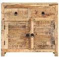 thumbnail image 5 of vidaXL Sideboard 27.6"x11.8"x26.8" Solid Wood Mango, 5 of 10